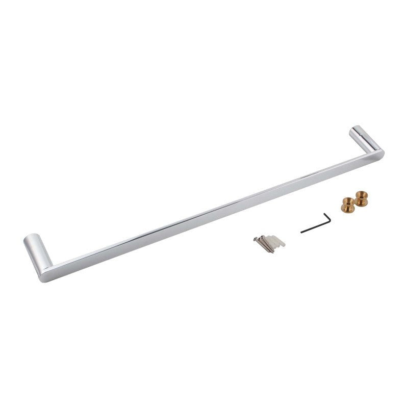 RUSHY Chrome Single Towel Rail - 600mm, 800mm