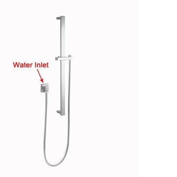 Square Brushed Nickel Handheld Shower Set Handheld Shower Head