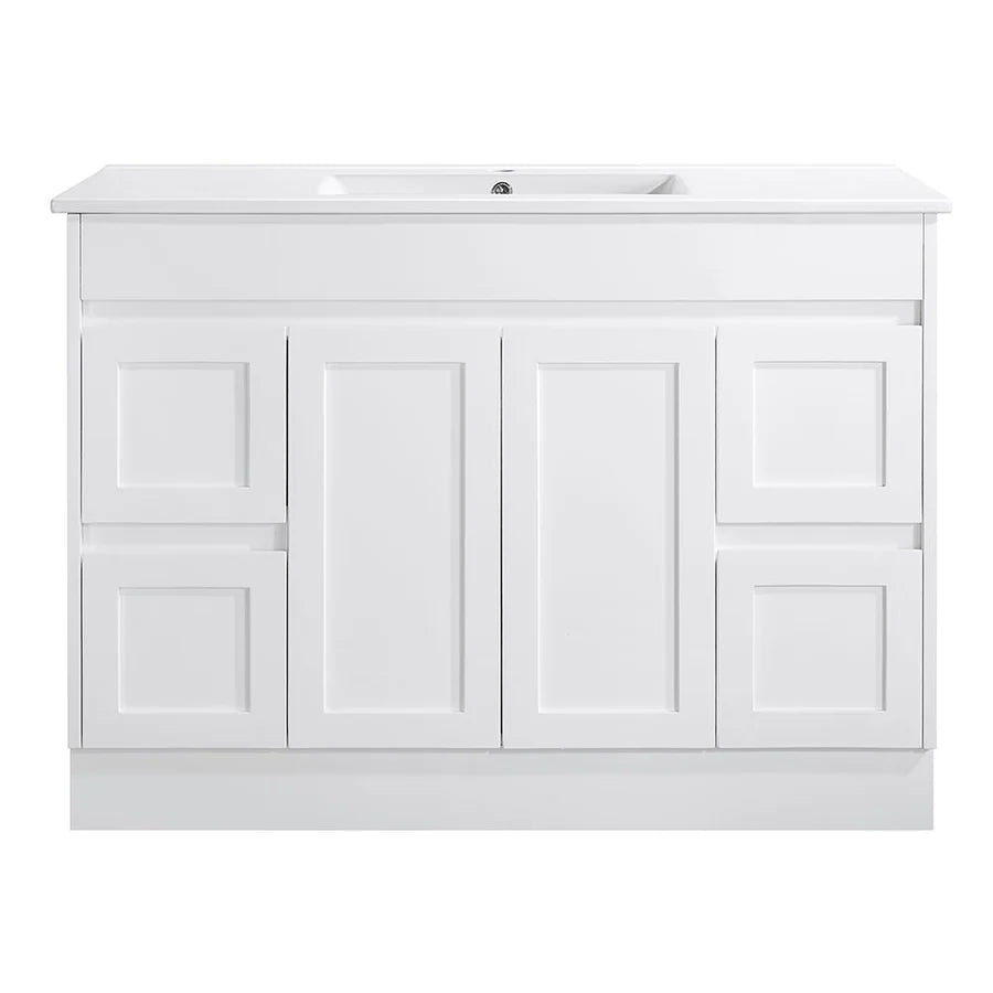Luna Wall Hung Vanity - Gloss White
