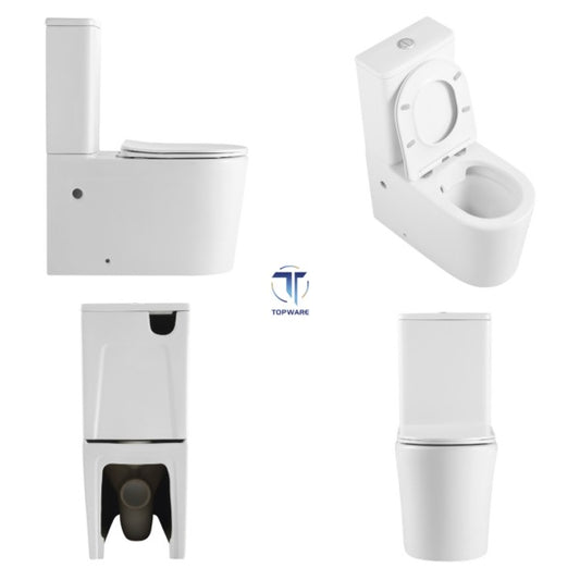 MiniLoo Child-care Rimless Back to wall Toilet Suite Toilet Suite