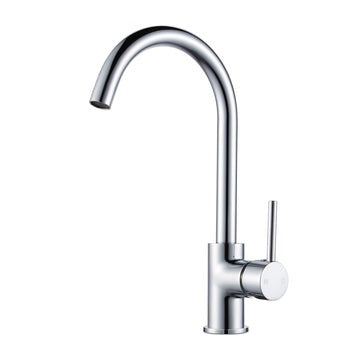 Round Chrome Standard Kitchen Sink Mixer Tap  Kitchen Mixer