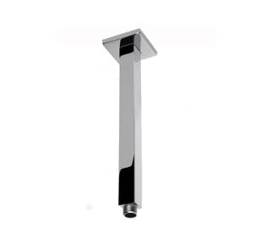 Square Chrome Ceiling Shower Arm 600mm Shower Arm