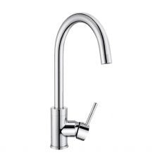 Round Chrome Standard Kitchen Sink Mixer Tap  Kitchen Mixer
