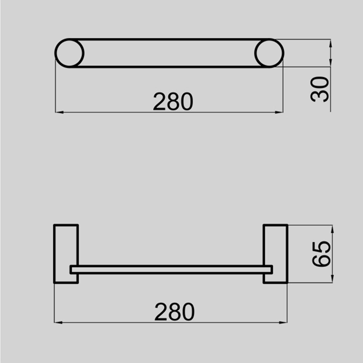 VIVO Hand Towel Rail