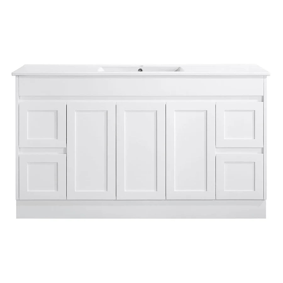Luna Wall Hung Vanity - Gloss White