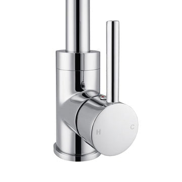 Round Chrome Standard Kitchen Sink Mixer Tap Kitchen Mixer