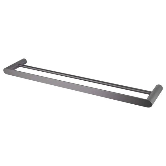 RUSHY Gun Metal Grey Double Towel Rail - 600mm , 800mm