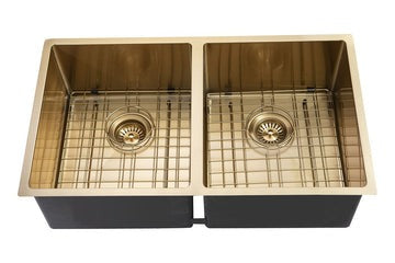Hand-Made Double Bowl Kitchen Sink