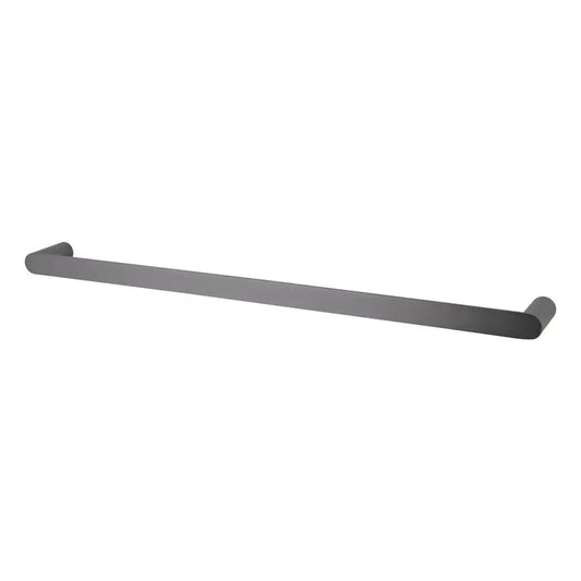 RUSHY Gun Metal Grey Single Towel Rail - 600mm , 800mm