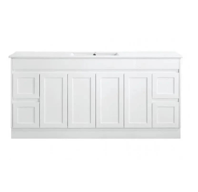 Luna Wall Hung Vanity - Gloss White