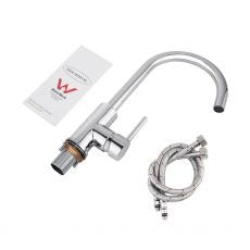 Round Chrome Standard Kitchen Sink Mixer Tap Kitchen Mixer