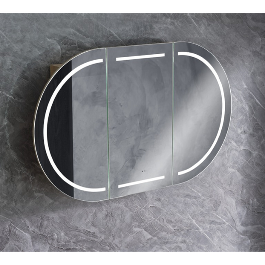 Amber LED Shaving Cabinet