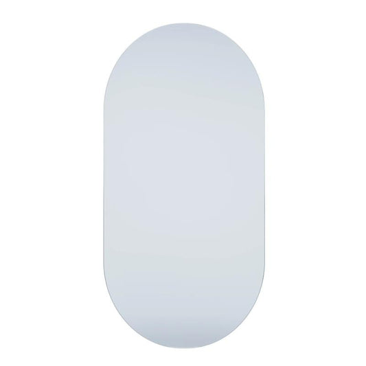 Pencil Edge Oval Mirror