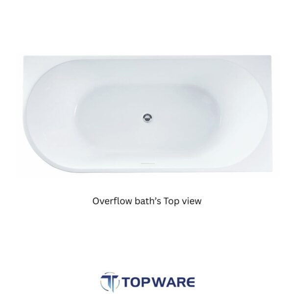 Victor 1500mm Right Hand Corner Freestanding Bathtub – overflow option Bathtub
