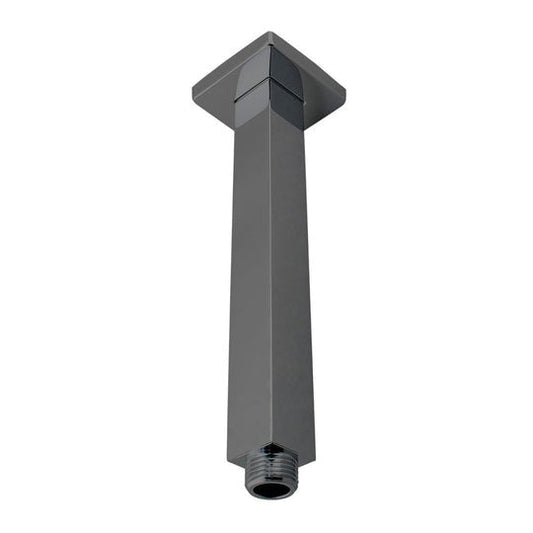 Norico Cavallo 200mm Gun Metal Grey Square Ceiling Shower Arm  Shower Arm