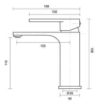 Ivano Series Basin Mixer  Bathroom Basin Mixer