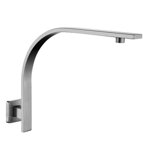 Norico Cavallo Brushed Nickel Gooseneck Wall Mounted Shower Arm  Shower Arm
