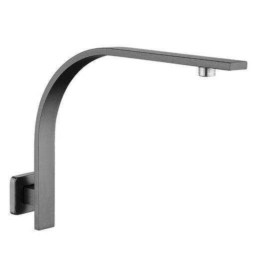 Norico Cavallo Gun Metal Grey Gooseneck Wall Mounted Shower Arm  Shower Arm