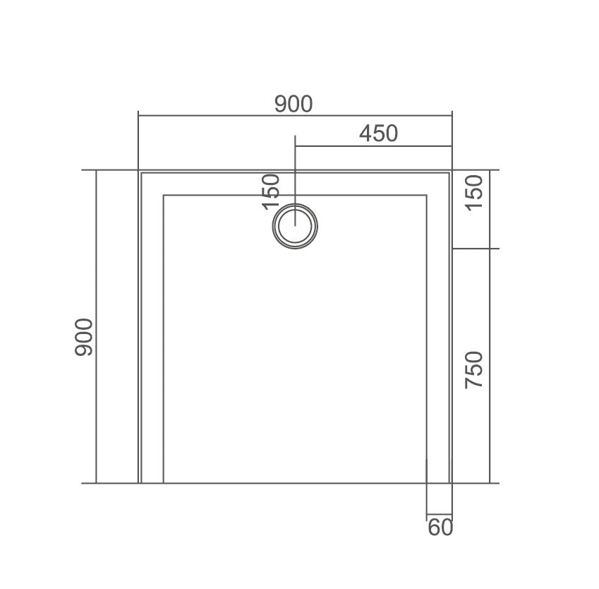 SMC Shower Base