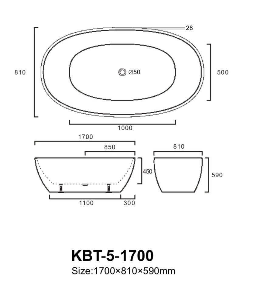 STELLA Freestanding Bathtub