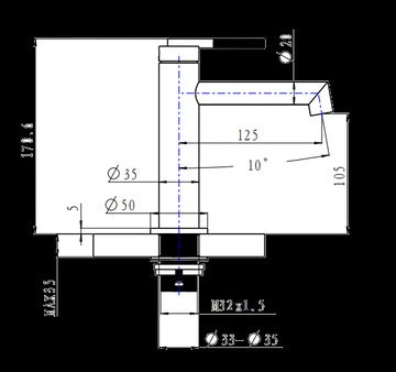 Caddence Series Basin Mixer