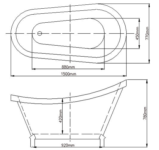 ESPADA Freestanding Bathtub
