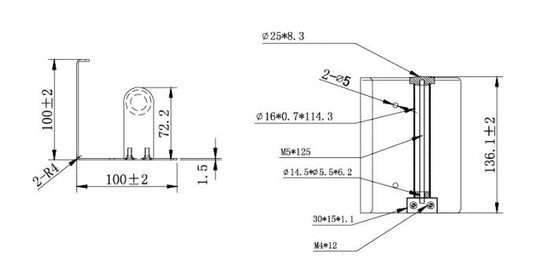 MOBI Single Toilet Roll Holder with Cover Toilet Paper Holder