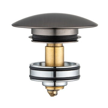 Gunmetal Pop Up Waste Universal Waste