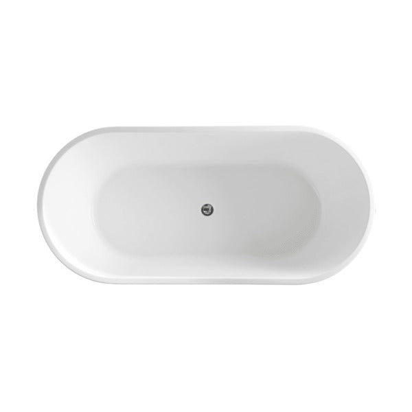 BOSTON 1700 Freestanding Bath Tub Gloss White Bathtub