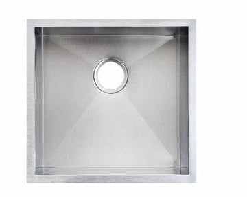 Handmade Single Bowl Sink for Flush Mount and Undermount