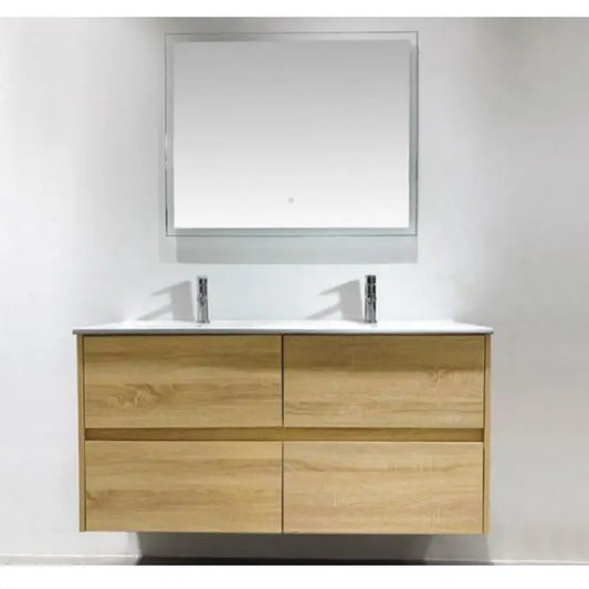 NUTRO Wall Hung Vanity - In 3 Sizes - Ceramic and Stone Top