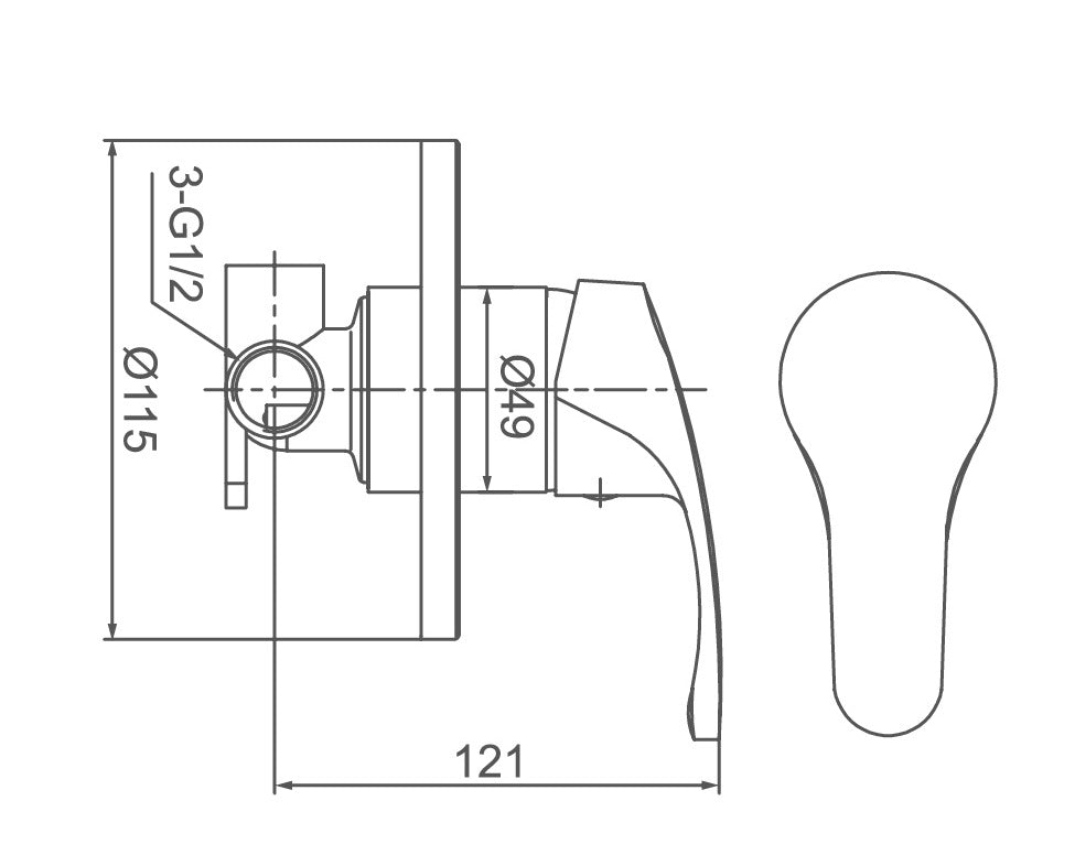 MOBI Shower Mixer
