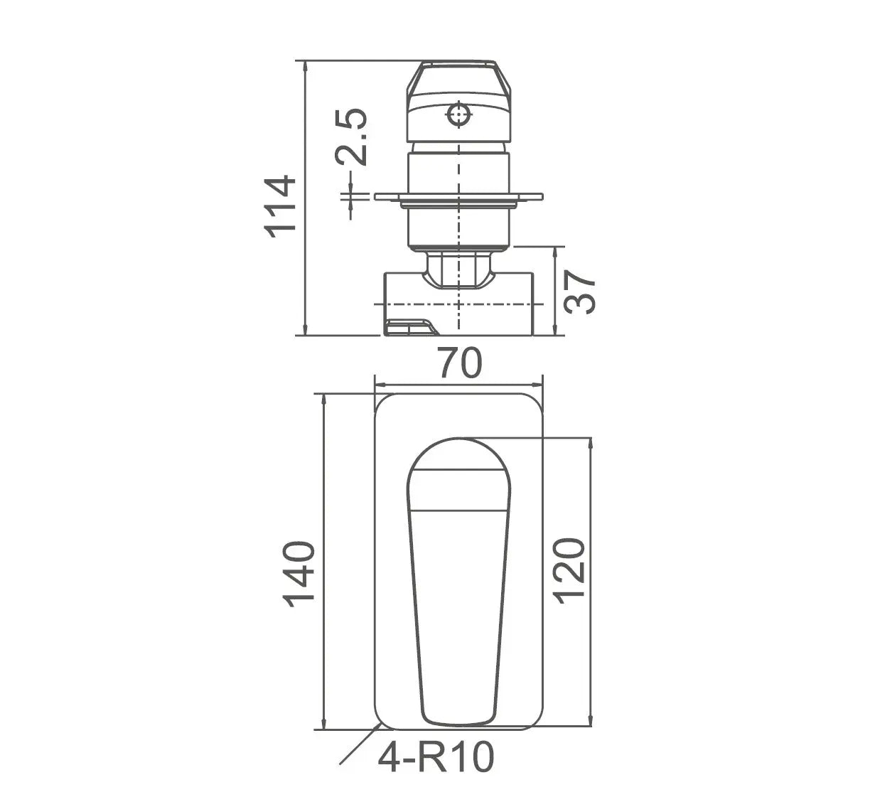 EXON Shower Mixer