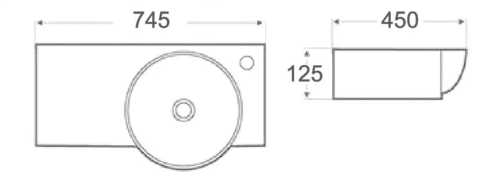 CHLOE Wall Hung Basin