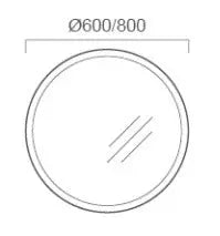 ECLIPSE Round LED Mirror - Available in 2 Sizes