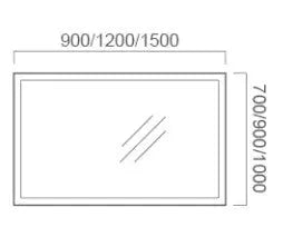 LUNA LED Mirror - Available in 3 Sizes