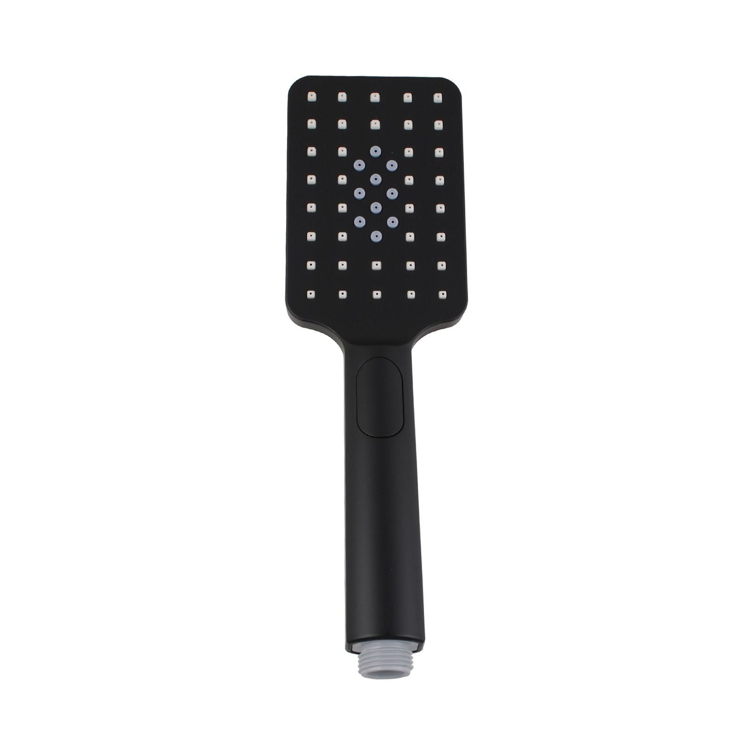 Square 3 Functions Black Rainfall Handheld Shower Head Handheld Shower Head