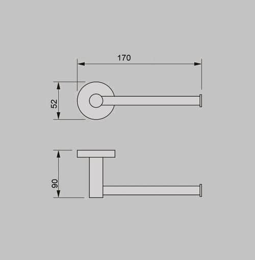 TIARA Toilet Roll Holder Accessories