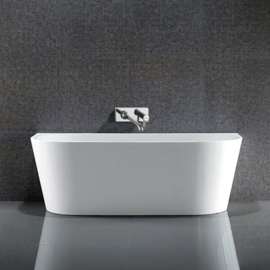ROYAL 1700mm Back to Wall Freestanding Bath Tub Bathtub