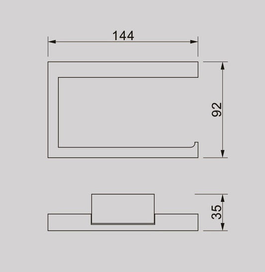 ACQUA Toilet Roll Holder  Accessories