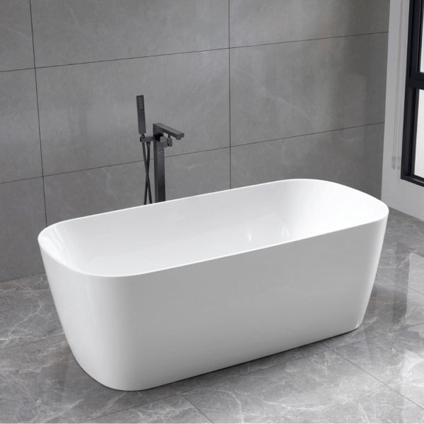 VIOLET 1700 Free Standing Bathtub White Bathtub