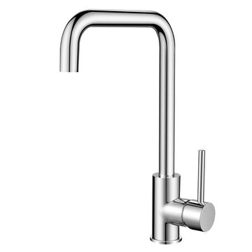 Electroplated Brass Chrome Swivel Spout Kitchen Mixer Tap  Kitchen Mixer