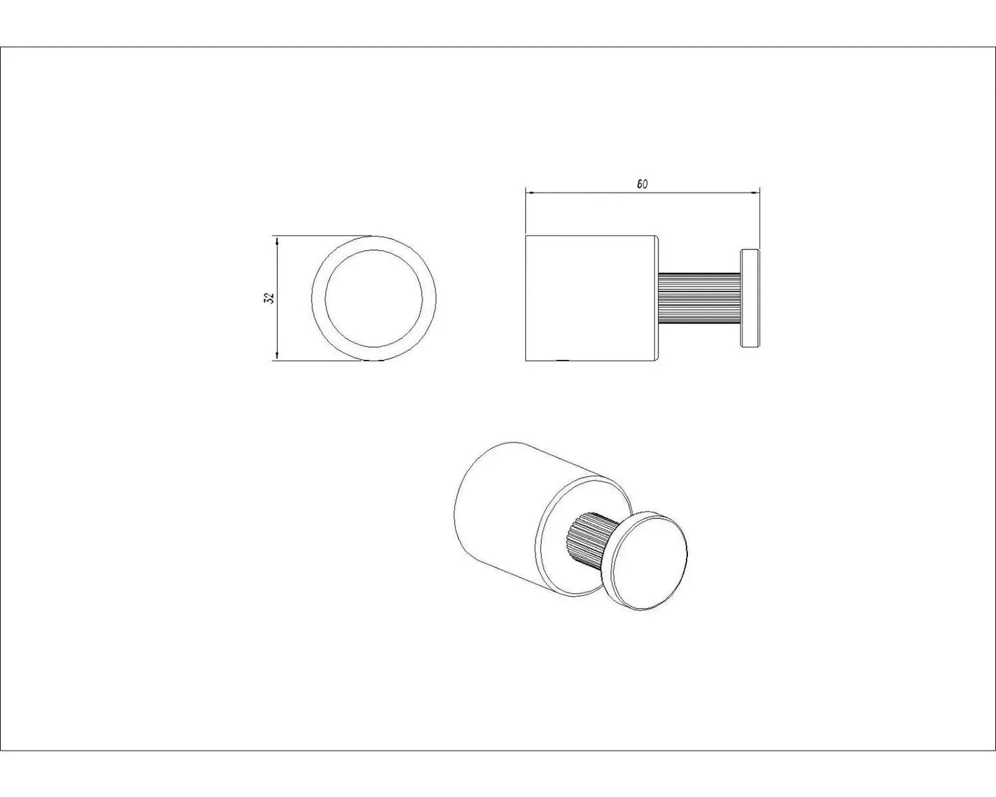 CADDENCE Series Robe Hook - Tezmo