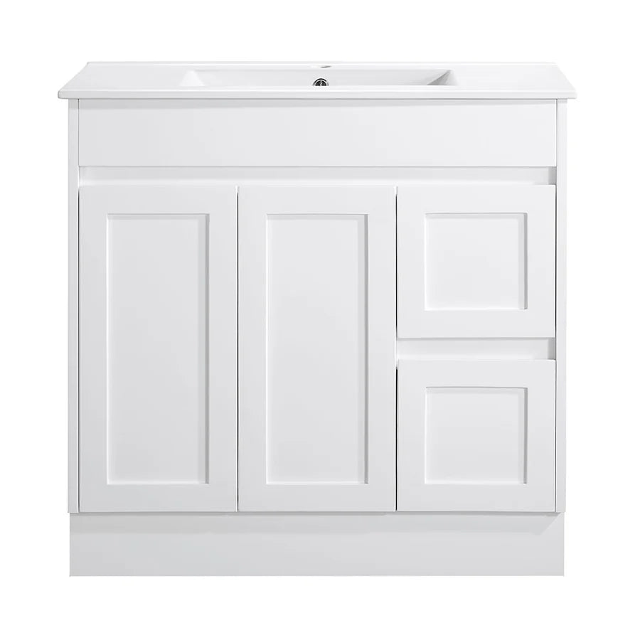 Luna Wall Hung Vanity - Gloss White