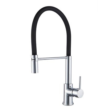 Round Chrome Kitchen Sink Mixer Tap  Kitchen Mixer