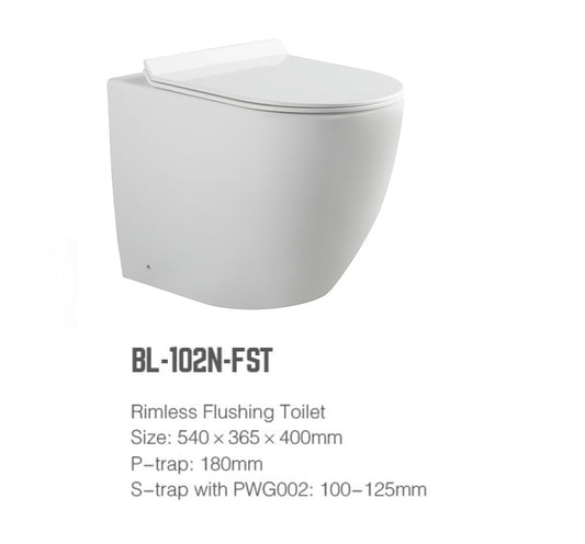 ASCOLI Floor Pan Toilet