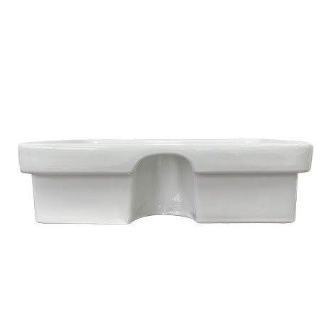 BA350 — Rectangular Semi Recessed Basin with Soft Edges