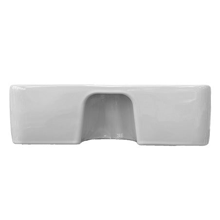 BA430 — Above Counter Basin - Sleek Rectangular Design with Soft Edges