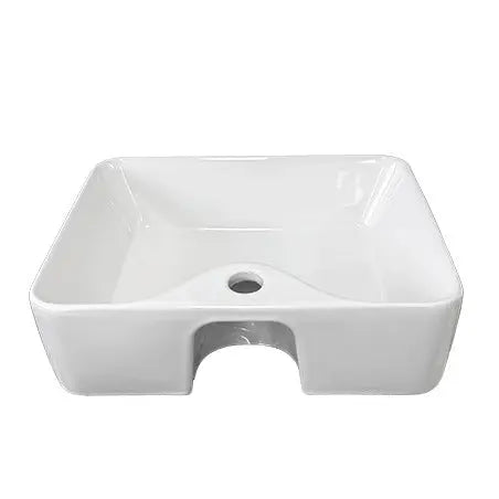 BA430 — Above Counter Basin - Sleek Rectangular Design with Soft Edges