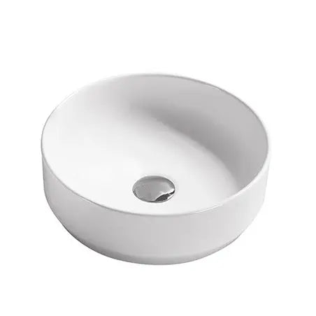 BA580 — Classic Round Design Above Counter Basin - Gloss White and Matte White
